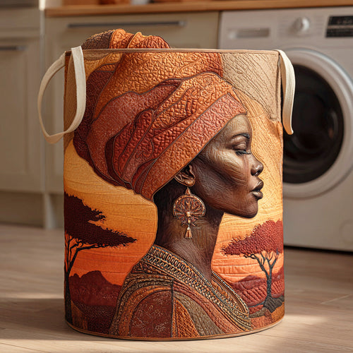 Afro Glow Quilted Laundry Basket NCU0NTD710
