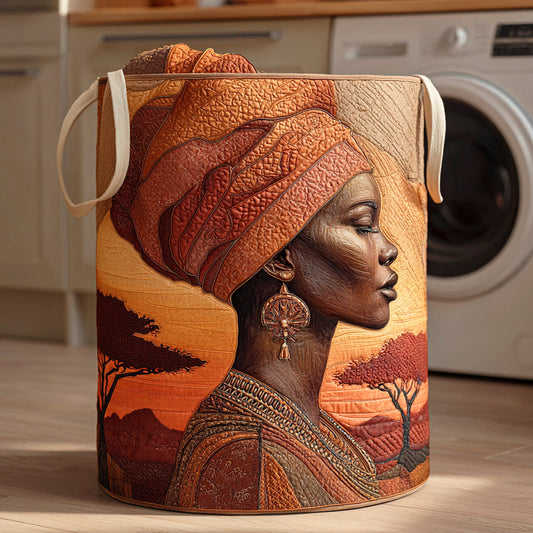 Afro Glow Quilted Laundry Basket NCU0NTD710