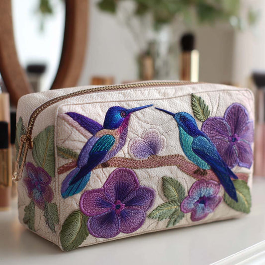 Hummingbird Quilted Makeup Bag NCU0QN065