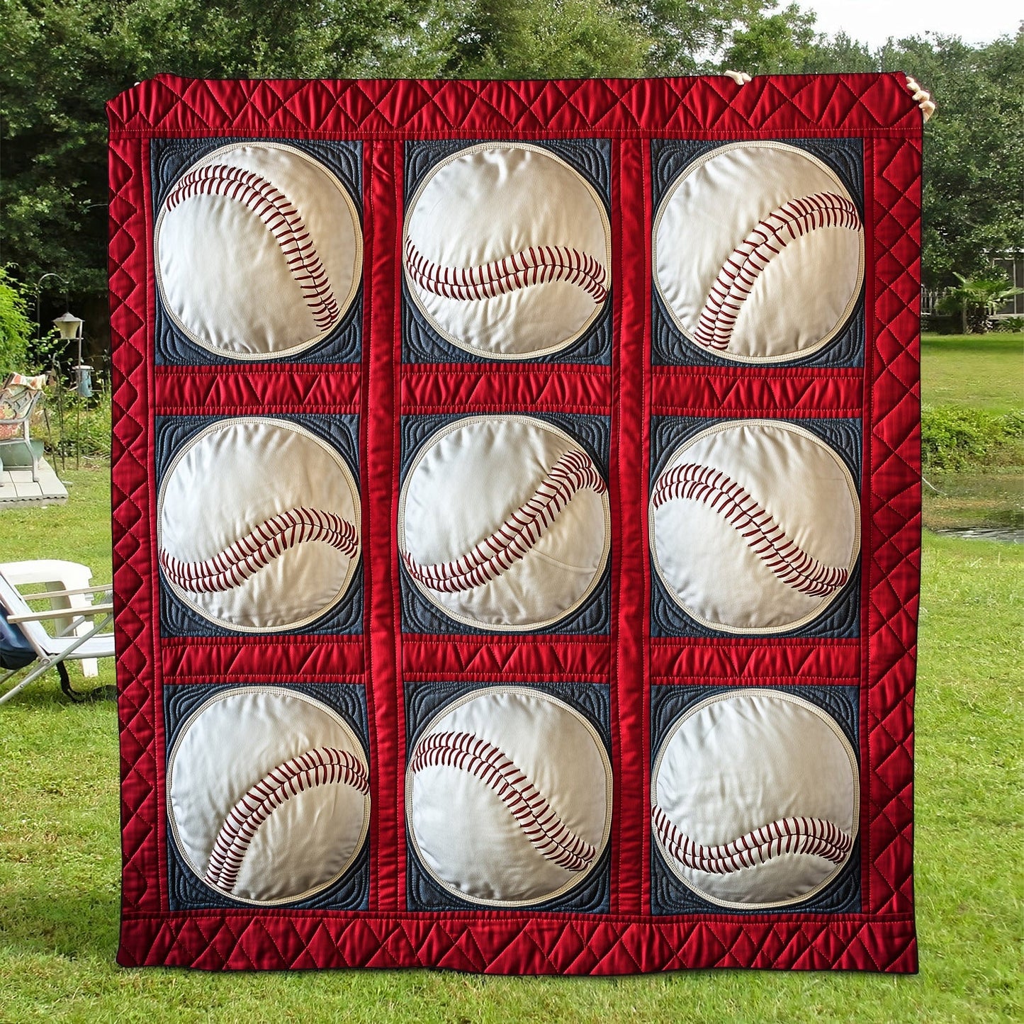 All-Star Baseball Quilted Blanket NCU0TH1451