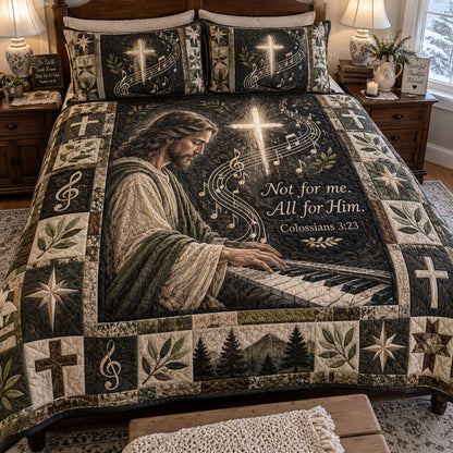All for Him 3-Piece Quilted Bedding Set NCU0PTT3487