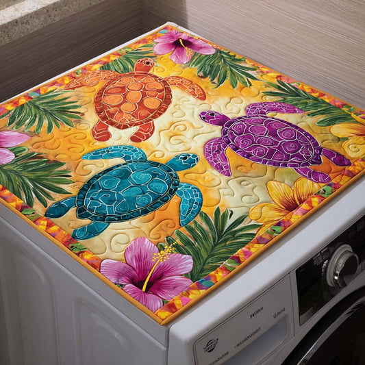 Aloha Turtle Vibe Quilted Washer and Dryer Cover NCU0NNT1393