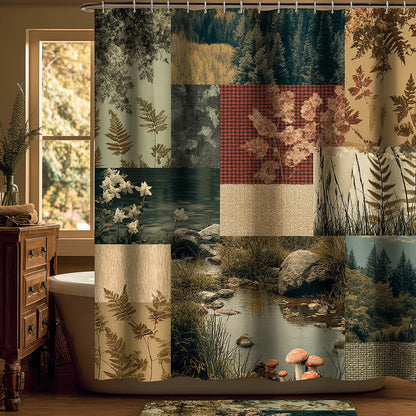 Alpine Forest Shower Curtain NCU0LDH429