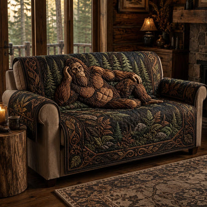 Alpine Night Sasquatch Quilted Sofa Cover NCU0DV2209
