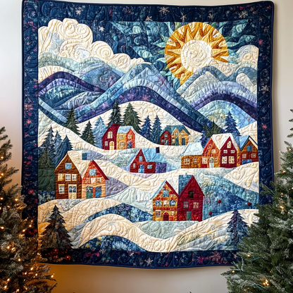 Alpine Village Charm Quilted Blanket NCU0VL814