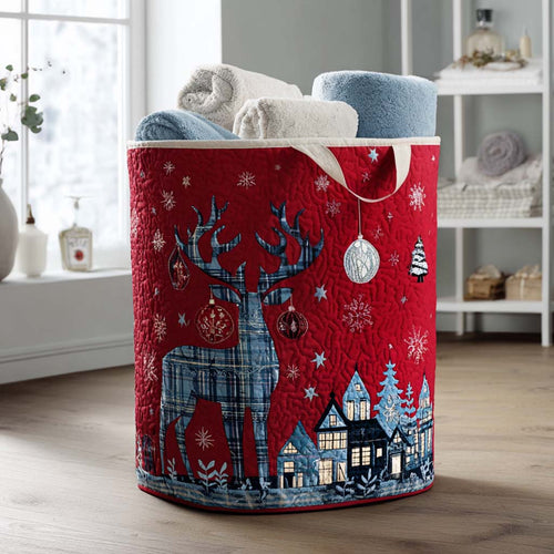 Alpine Village Glow Quilted Laundry Basket NCU0PTT1526