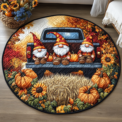 Amber Fall Quilted Round Mat NCU0TL1394