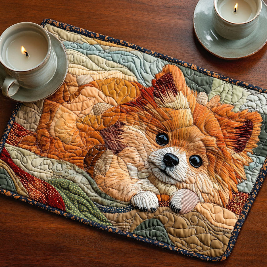 Fluff Majesty Quilted Placemat NCU0NNT721