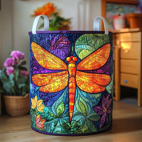 Amber Glow Flight Quilted Laundry Basket NCU0NXD824