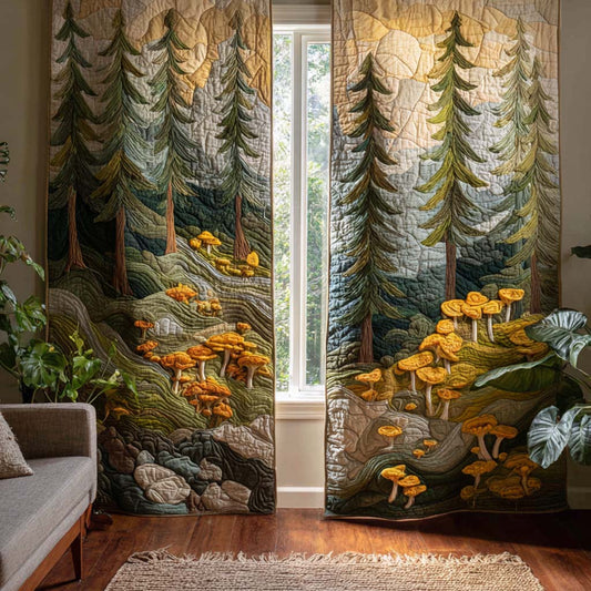 Amber Grove Quilted Curtains NCU0NXD1288