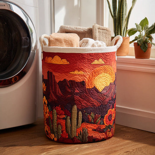 Amber Horizon Quilted Laundry Basket NCU0NTV003