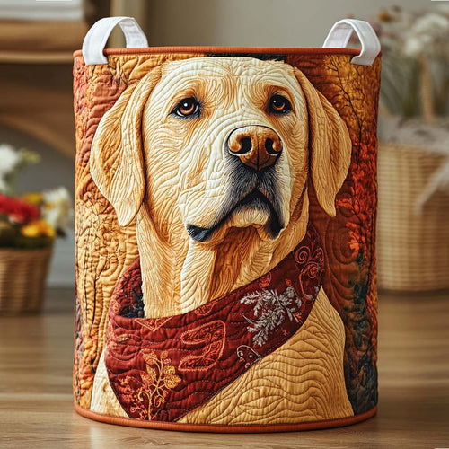 Amber Hound Quilted Laundry Basket NCU0NXD733