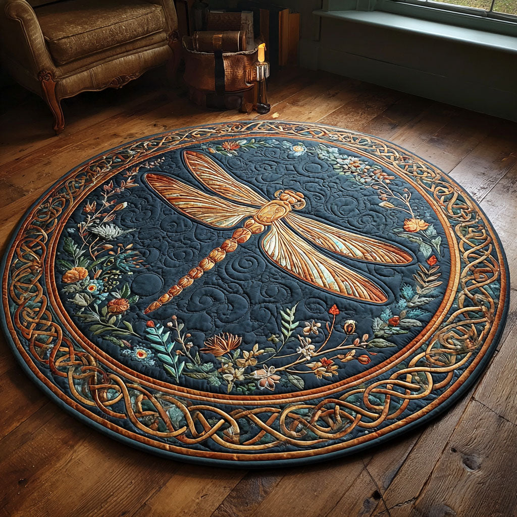 Amber Meadow Quilted Round Mat NCU0NTV555