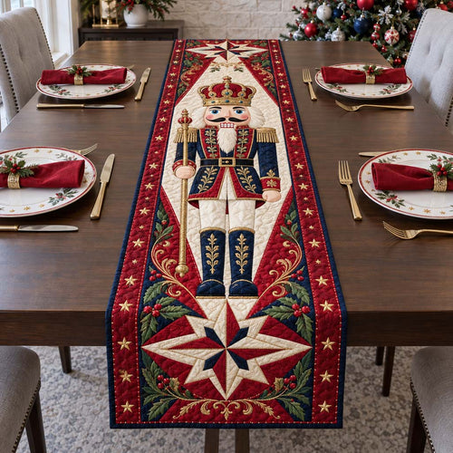 Amber Nutcracker Quilted Table Runner NCU0HNH1297