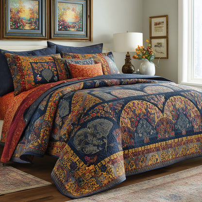 Amber Paisley Trail Quilted Blanket NCU0LDH707