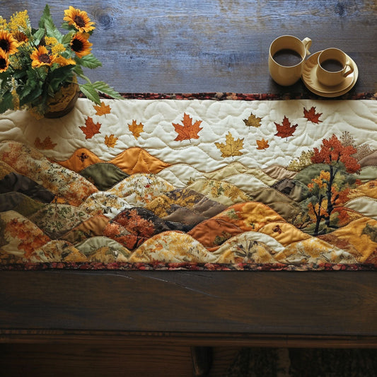 Amber Pathway Quilted Table Runner NCU0PTT613