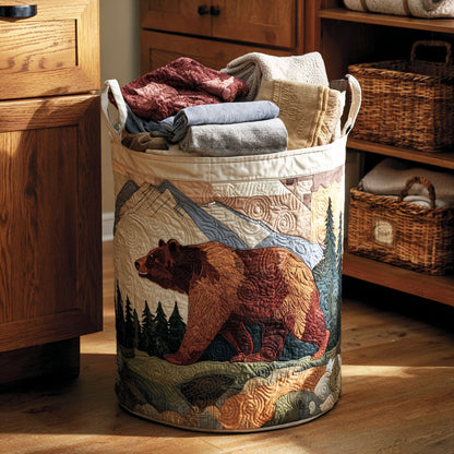 Amber Peak Quilted Laundry Basket NCU0NTV411