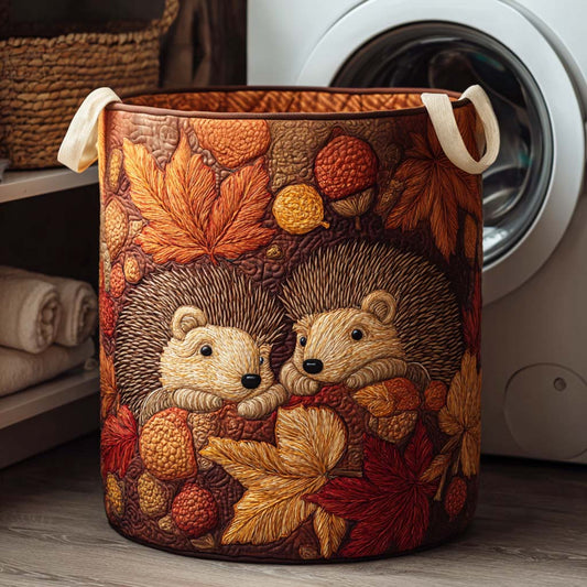 Amber Spines Quilted Laundry Basket NCU0NTD061