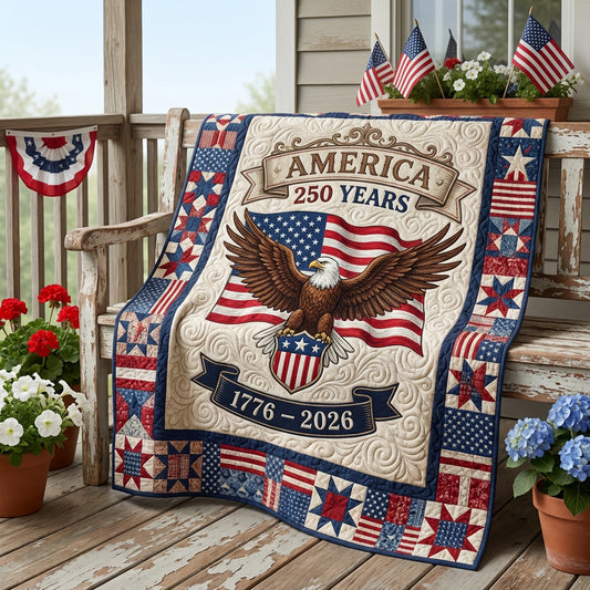 America Honor Quilted Blanket NCU0NTV1036
