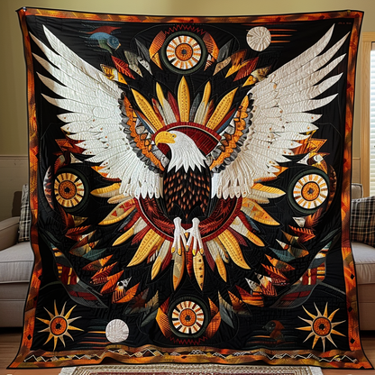 American Eagle Ceremonial Quilted Blanket NCU0TH792