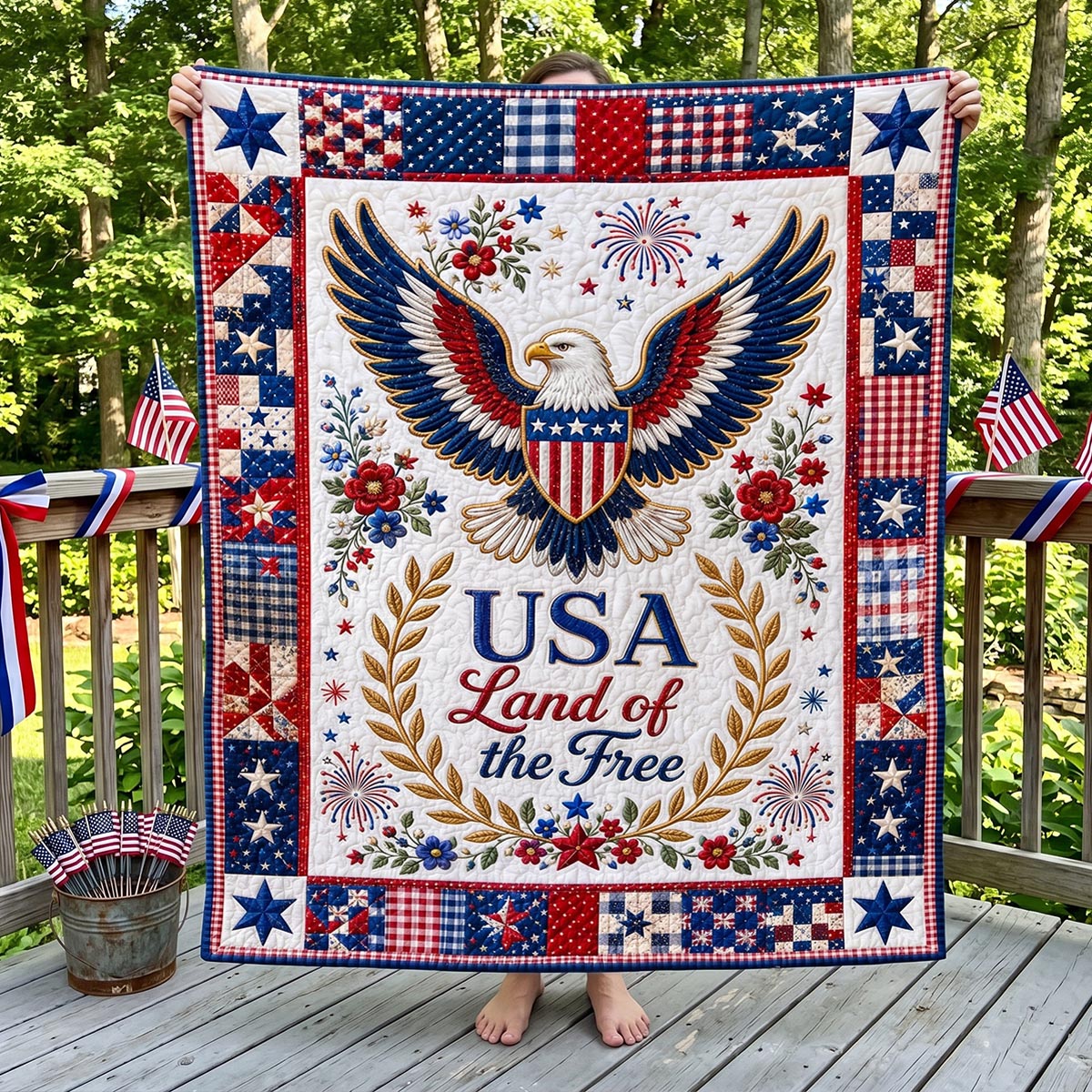 American Dawn Quilted Blanket NCU0DV2175