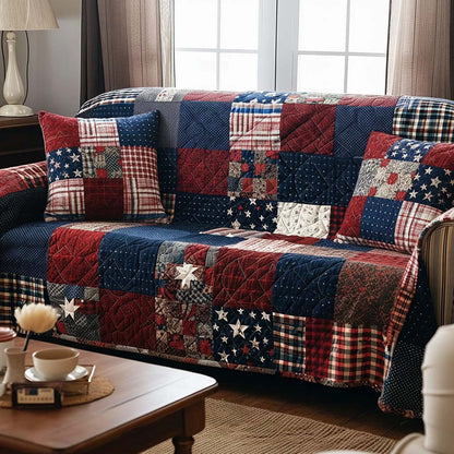 American Dream Quilted Sofa Cover NCU0DQQ0453