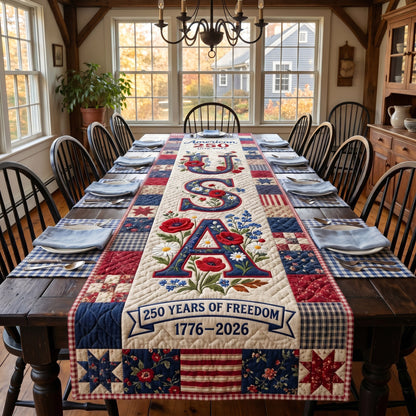 American Glory Quilted Table Runner NCU0DV2130