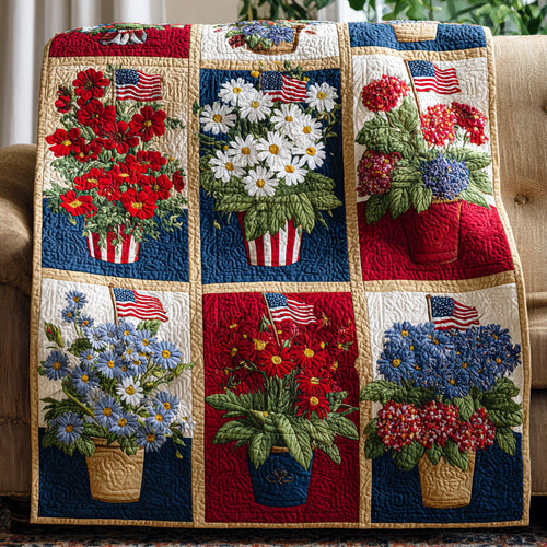 American Spirit Quilted Blanket NCU0NTD1558
