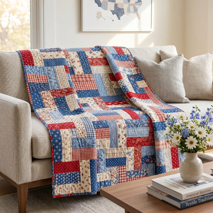 Americana Fields Quilted Blanket NCU0NTD1966