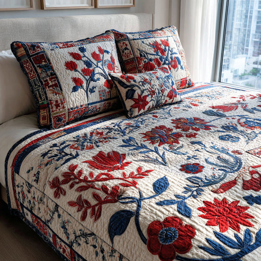 Americana Spirit 3-Piece Quilted Bedding Set NCU0NTD1654
