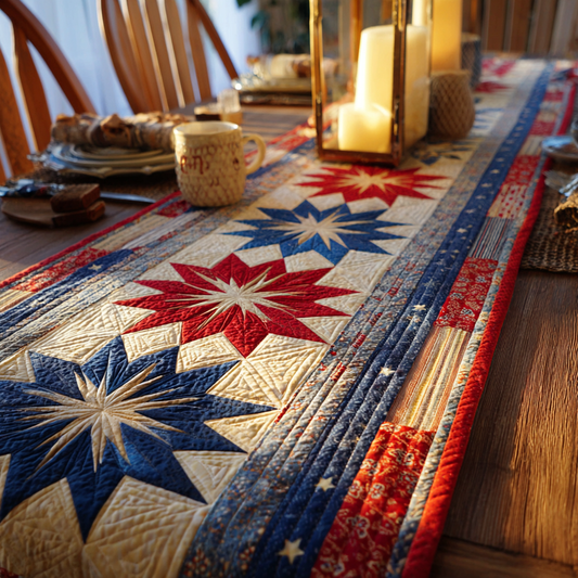 Americana Spirit Quilted Table Runner NCU0NVH909
