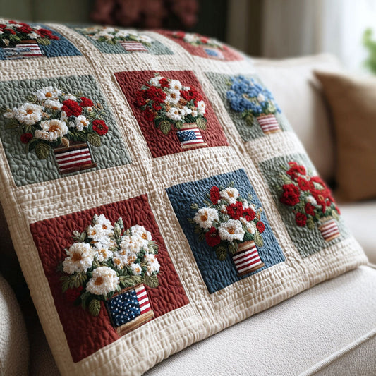Americana Warmth Quilted Blanket NCU0NTD1557