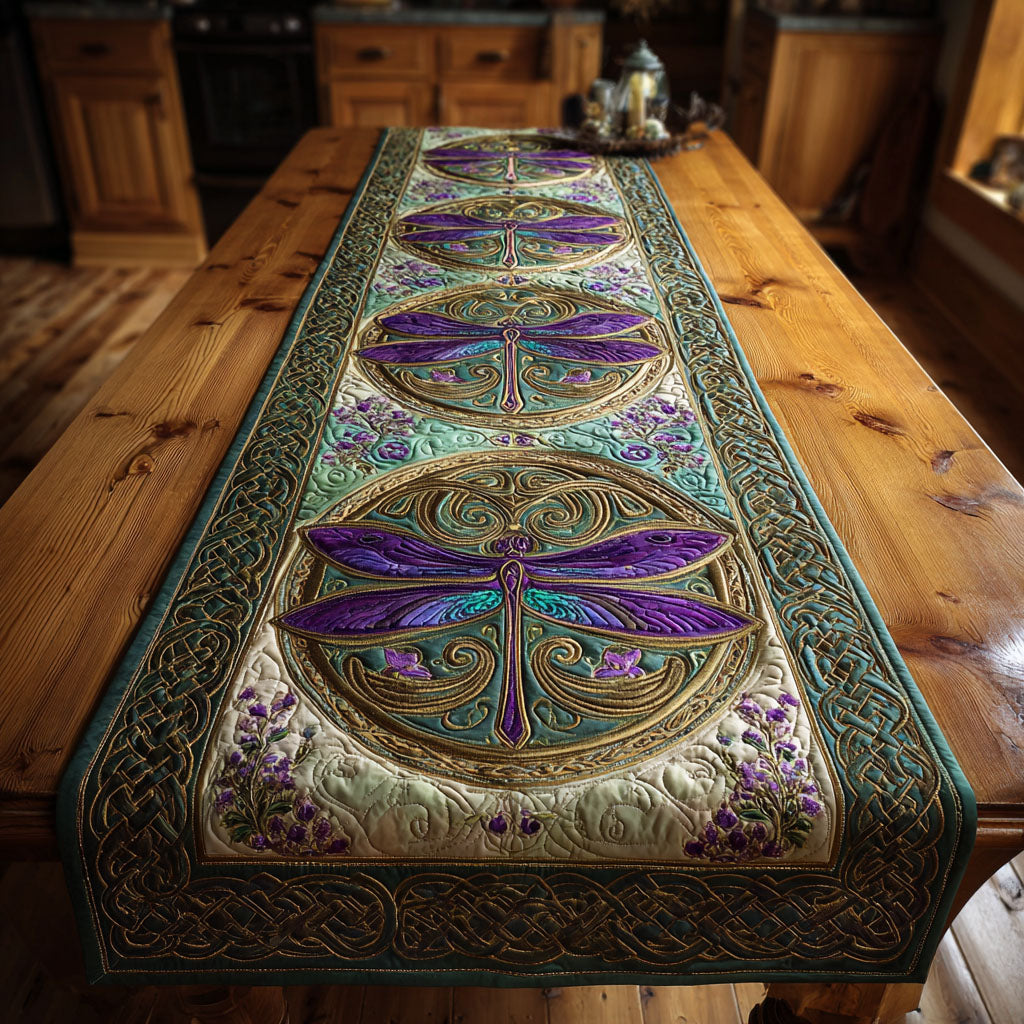 Dragonfly Quilted Table Runner NCU0QN068