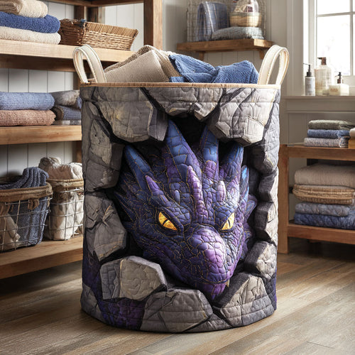 Amethyst Guardian Quilted Laundry Basket NCU0NTV782