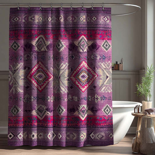 Amethyst Nomad Glow Shower Curtain NCU0NXD1394