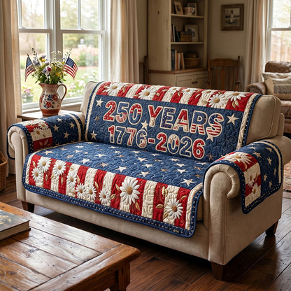 Ancestral Anthem Quilted Sofa Cover NCU0PTT3126
