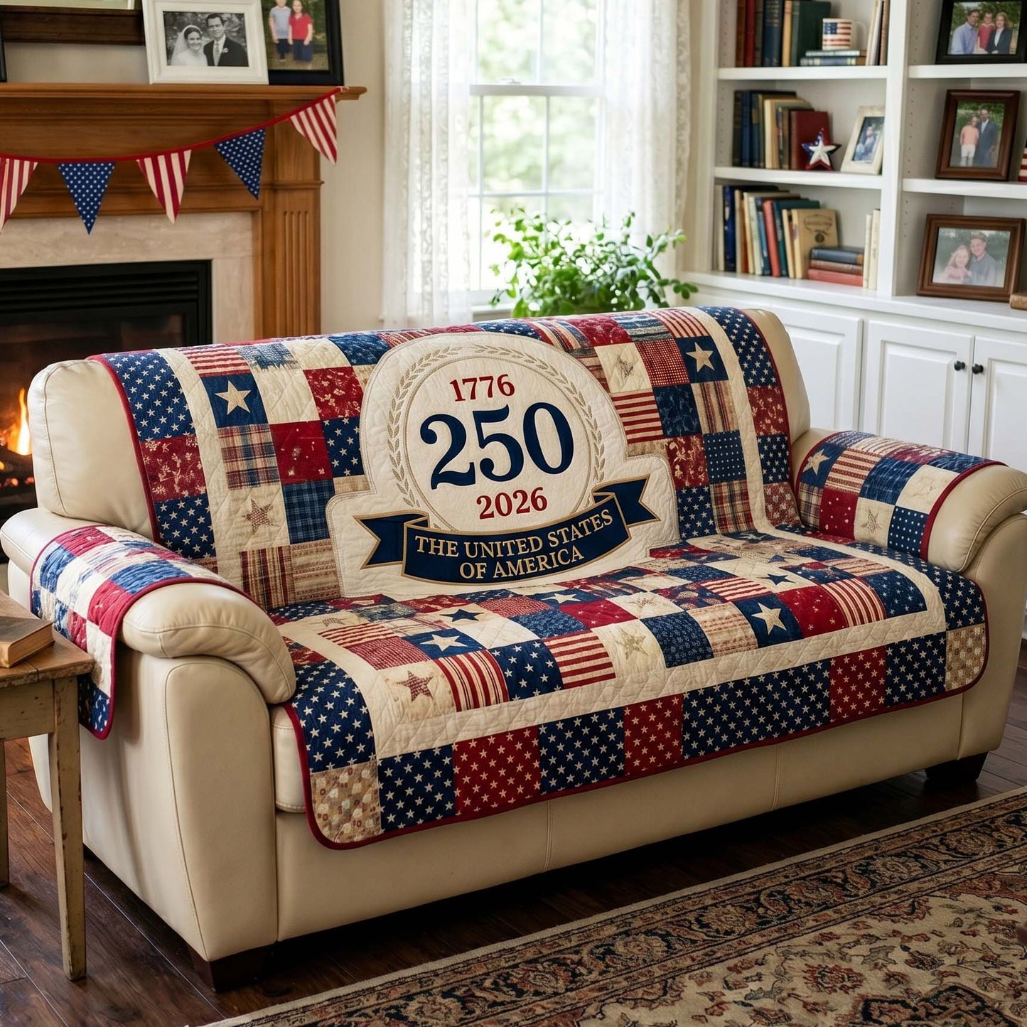 Ancestral Glory 250 Quilted Sofa Cover NCU0HNH1039
