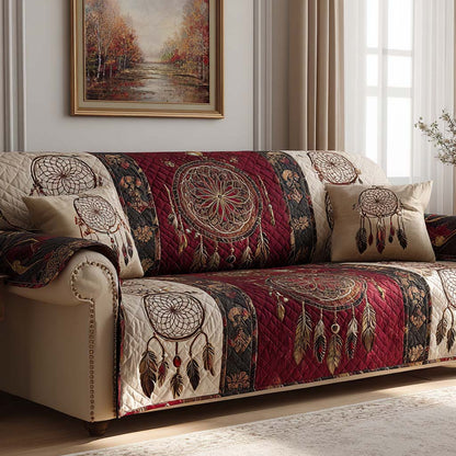 Ancestral Path Quilted Sofa Cover NCU0NXD1468