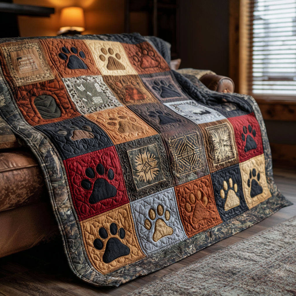 Ancestral Wildprint Quilted Blanket NCU0PTT2751
