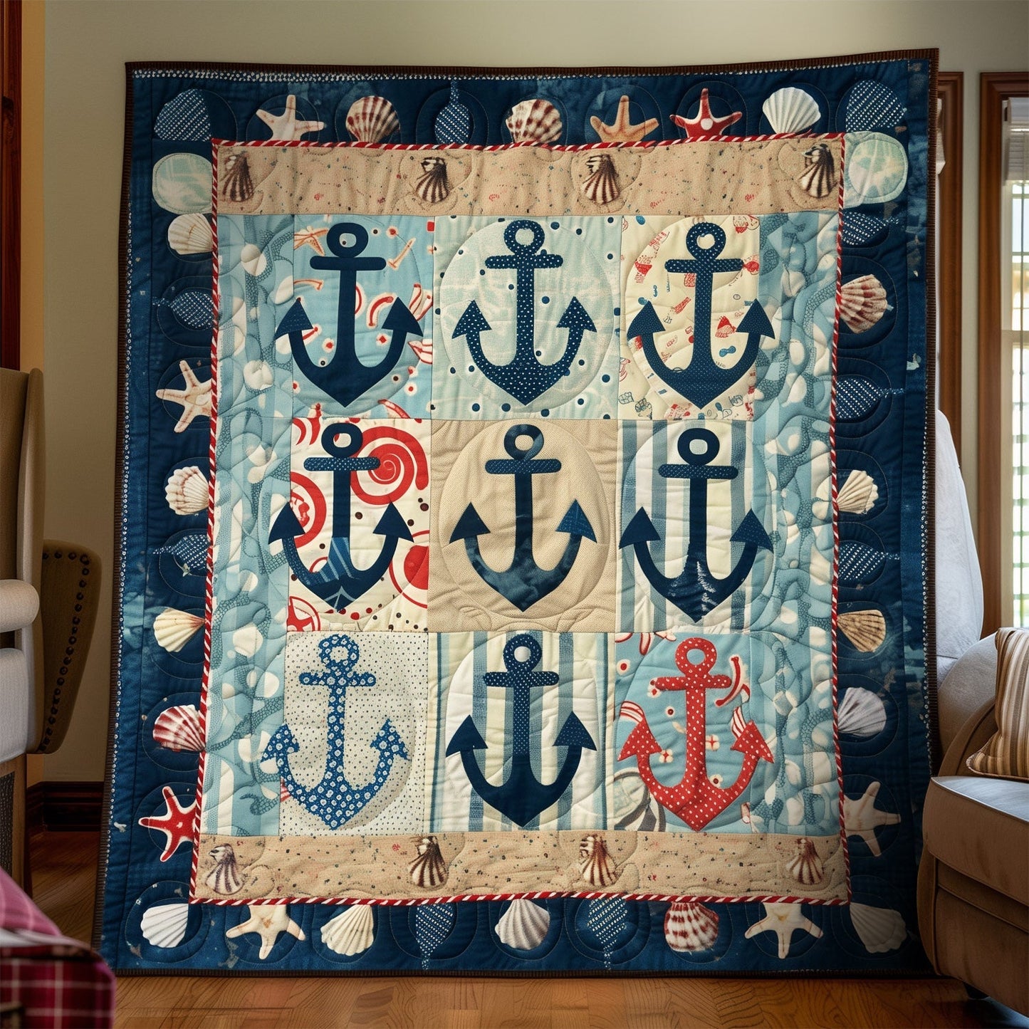 Anchor Bay Quilted Blanket NCU0TH1319