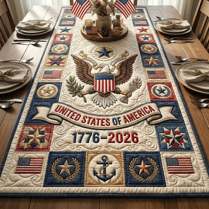 Anchor Glory Quilted Table Runner NCU0NTV1055