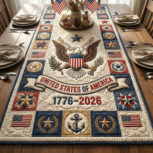 Anchor Glory Quilted Table Runner NCU0NTV1055