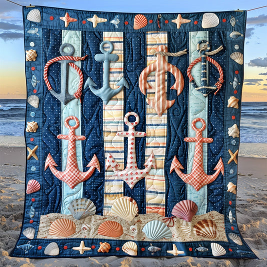 Anchored Bliss Quilted Blanket NCU0TH1325