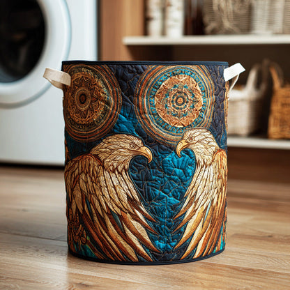 Ancient Feather Eagle Quilted Laundry Basket NCU0NTD966