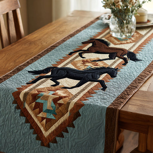 Ancient Feathers Quilted Table Runner NCU0NNT2749