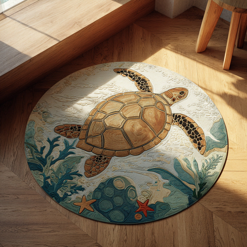 Ancient Journey Round Carpet NCU0PT9840