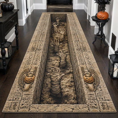 Ancient Mummy Tomb Runner Carpet NCU0PVL987
