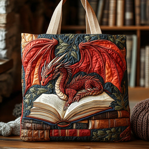 Ancient Reading Quilted Tote Bag NCU0NTD1286
