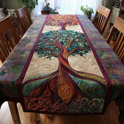 Ancient Roots Quilted Table Runner NCU0DV1534