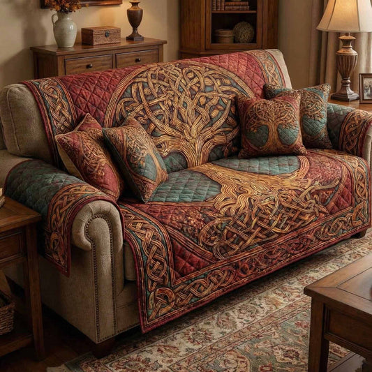 Ancient Tapestry Quilted Sofa Cover NCU0NXD1566